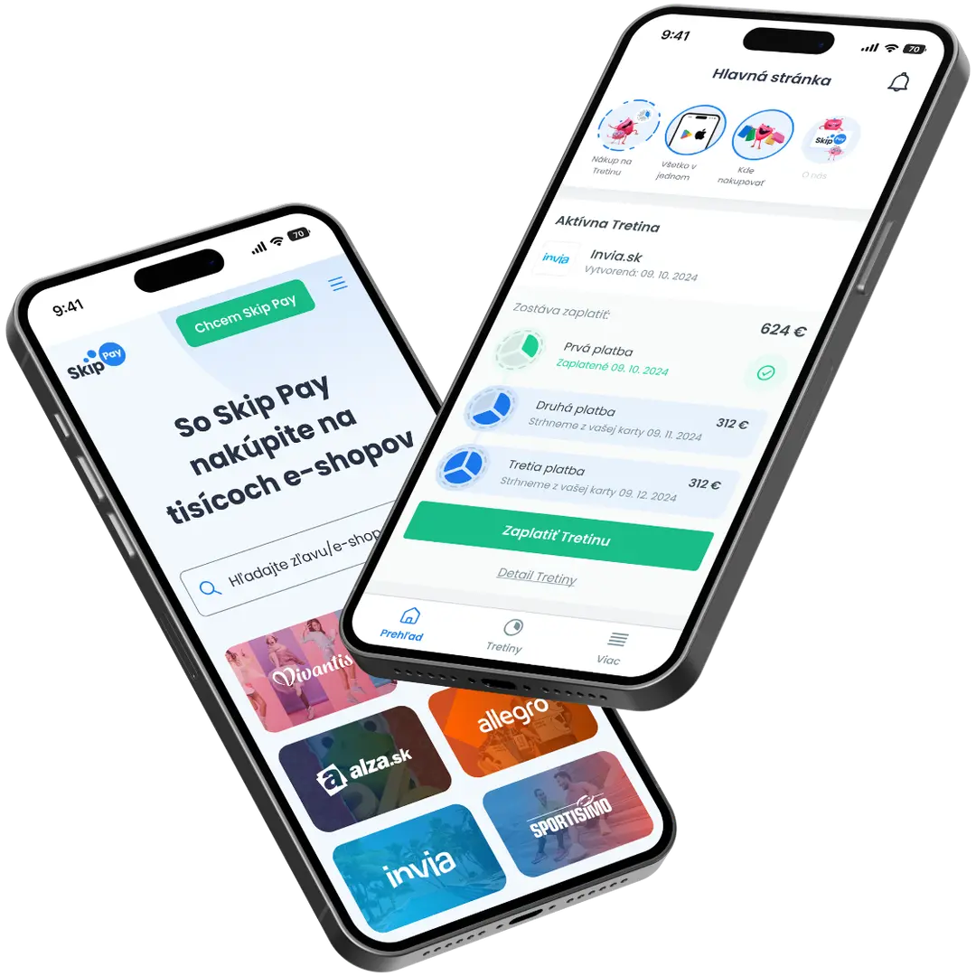 Mobilná aplikácia Skip Pay